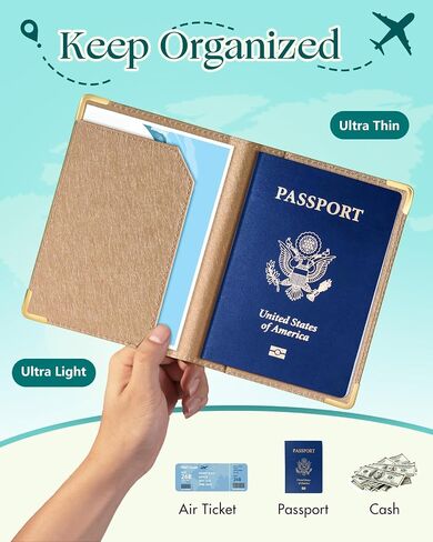 Slohif Passport Holder Lugguage Tag Set Suitcase Cover Wallet Case for Travel Women - Leather Passport Book Personalized Organizer Card Protector Sleeve Essentials Slim Carrier Flower in Saudi Arabia