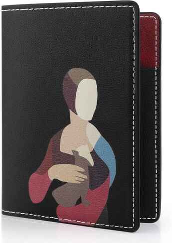 Lychii Passport Holder, Minimalist Aesthetic Design Passport Covers, Ultra Slim PU Leather Passport Travel Wallet Document Organizer for Women/Men in Kuwait