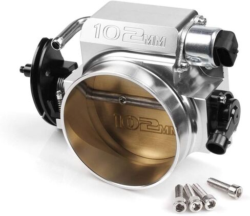 مجموعة جسم الخانق 92 مم من MUGE RACING مع مستشعر موضع الخانق TPS IAC لسيارة Chevy LSX LS LS1 LS2 LS3 LS6 LS7 أسود in Kuwait