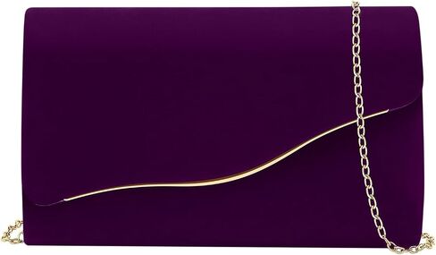 Clutch Purses for Women Evening Bag Clutch Formal Party Faux Suede Clutches Wedding Purses Cocktail Prom Clutches in Saudi Arabia