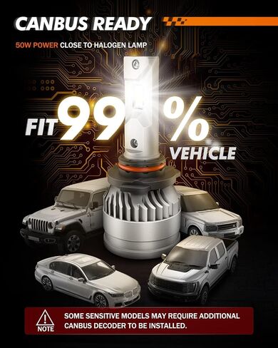SEALIGHT H B3 Light Bulbs 6500K White, 28000LM 700% Super Bright 90 05 Fog Lights, Real 1:1 Mini Size with Fan, Non-polarity, No Adapter Required, Canbus ready, IP68, Pack of 2 in Saudi Arabia