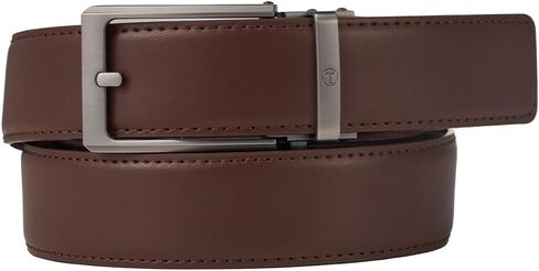 Ratchet Belts for Men, Leather Dress Belt, Adjustable Comfort Click Buckle in Kuwait