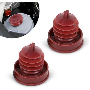 2PCS Hydraulic Power Steering Cap, Power Steering Pump Reservoir Cap Plug Cover Replacement, 53697-SB3-952 Power Steering Reservoir Cap Compatible with Odyssey Pilot Civic Integra
