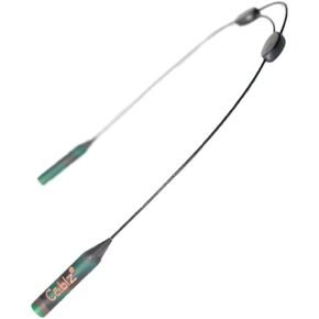 Cablz Colorz Zipz Adjustable Eyewear Retainer Strap | Lightweight, Low Profile, Coated Stainless, 14 Inch