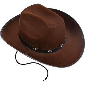 Kangaroo -Cowboy Hat for Women & Men with Pull-on Closure, Costume Party Perfectly Fits as Adult’s Cowgirl