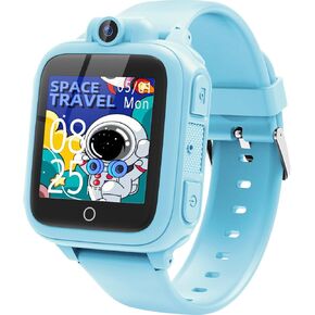 Smart Watch for Kids Games Toy for Kids Age 3-9 Smartwatch 14 Games Camera Video Music Alarm Calculator Birthday for Boys Learning Toys for 3 4 5 6 7 8 9 10 11 12 Year Old Boys (Black)