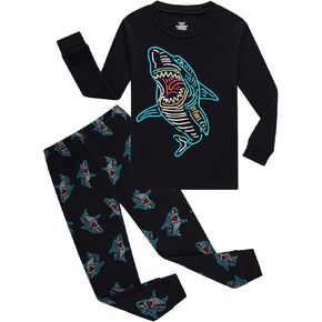 Boys Cotton Pajamas Long Sleeve Toddler Boys Pjs Kids Sleepwear Sets 18months-18years
