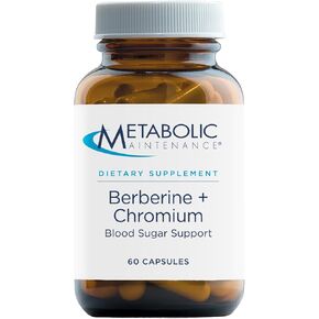 Metabolic Maintenance Berberine + Chromium - Berberine Supplement with Vitamin C and Magnesium - Stay Regulated with Berberine 500mg + Chromium 200mcg for Heart Health and Immune Support*
