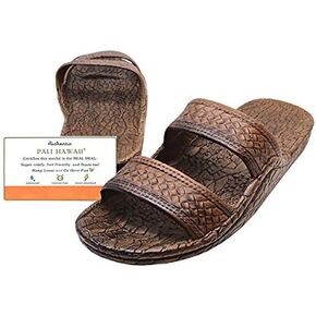 Pali Hawaii Light Brown JANDAL + Certificate of Authenticity