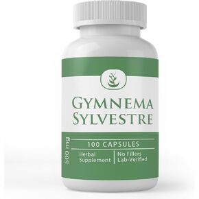 PURE ORIGINAL INGREDIENTS Gymnema Sylvestre, (100 Capsules), Always Pure, No Additives Or Fillers, Lab Verified