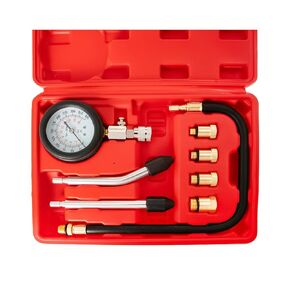 Compression Tester Professional Engine Compression Tester Kit for Universal Automotive Cars and Motorcycles 8PCS
