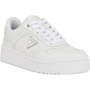 Guess Women's MIRAM Sneaker, Red/White 610, 6