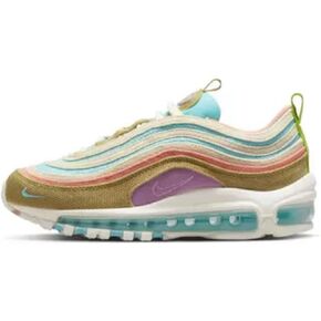 Nike Boy's Air Max 97 SE (Big Kid) Copa/Sail/Wheat Grass/Madder Root 5.5 Big Kid M