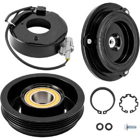 KAC AC Compressor Clutch,AC Compressor Clutch Kit Pulley Coil Assembly Kit Replacement for 1995-2004 Tacoma 2.4L 2.7L, 1994-1996 T100 2.7L Air Conditioning Clutches Parts Replace OEM#78363, CO 21009C