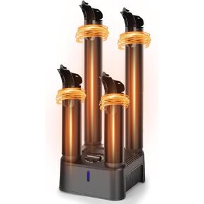 Air Choice Boot Dryer, Electric Shoe & Glove Dryer with Heat Blower Fan, 180 Mins Timer, Detachable Racks, Helps Reduce Odor, 4 Boot Warmer for Work Boots, Ski Boots, Sneakers, Gloves, and Hats