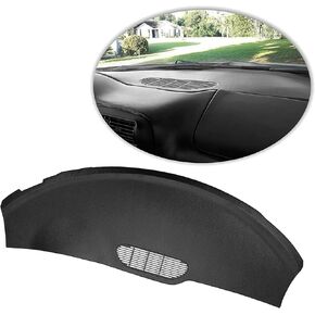 ECOTRIC Dash Cover Cap Compatible with 1997-2002 Camaro/Pontiac Firebird Dashboard Cover Bezel Overlay Black