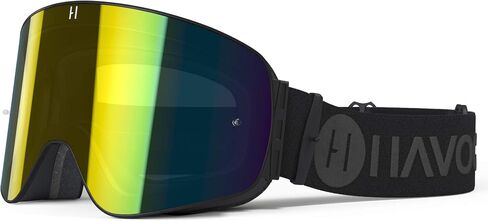 Havoc Racing Magnetic Frameless Goggles - For Motocross, Dirt Biking, Snowboarding, ATV, & UTV - UV Blocking Anti-Fog Goggles in Saudi Arabia