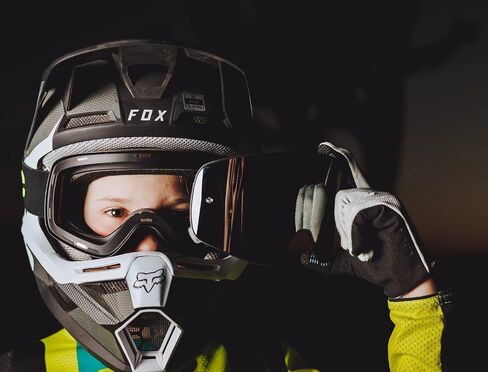 Havoc Racing Magnetic Frameless Goggles - For Motocross, Dirt Biking, Snowboarding, ATV, & UTV - UV Blocking Anti-Fog Goggles in Saudi Arabia