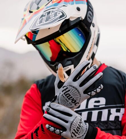 Havoc Racing Magnetic Frameless Goggles - For Motocross, Dirt Biking, Snowboarding, ATV, & UTV - UV Blocking Anti-Fog Goggles in Saudi Arabia