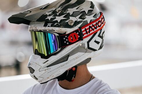 Havoc Racing Magnetic Frameless Goggles - For Motocross, Dirt Biking, Snowboarding, ATV, & UTV - UV Blocking Anti-Fog Goggles in Kuwait
