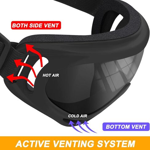 OXG 2 Pack Motorcycle Goggles with 2 Neck Gaiters, UV400 Protection Dirt Bike Goggles Dust-proof Motocross ATV Skiing Goggles in Saudi Arabia