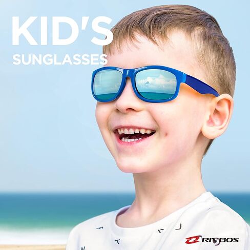 نظارات شمسية للأطفال من ريفبوس مع حزام مستقطب للحماية من الأشعة فوق البنفسجية وظلال مطاطية مرنة للأولاد والبنات RBK023 in Kuwait
