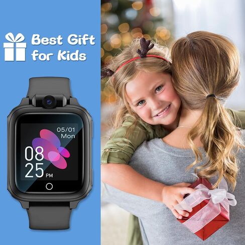 Smart Watch for Kids Games Toy for Kids Age 3-9 Smartwatch 14 Games Camera Video Music Alarm Calculator Birthday for Boys Learning Toys for 3 4 5 6 7 8 9 10 11 12 Year Old Boys (Black) in Saudi Arabia