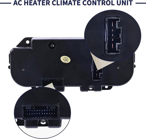 AC Heater Climate Control Unit w/Rear Defrost 68268189AA 68226600AA Compatible with Dodge Ram 1500 2500 3500 2013-2018 A/C Temperature Control Switch Module in Saudi Arabia