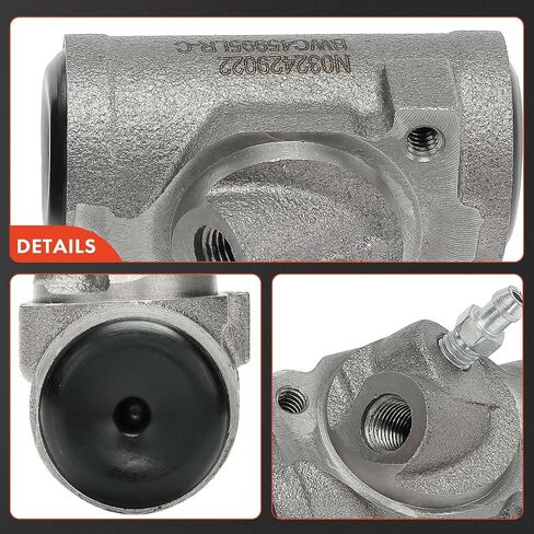 A-Premium Front Drum Brake Wheel Cylinder Compatible with Select Chevrolet, Buick, Cadillac, GMC, Oldsmobile and Pontiac Models - Malibu, Camaro, Apollo, Eldorado, G15/G1500 Van, Omega, Firebird in Saudi Arabia