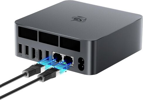 Beelink EQR5 Mini Pc,AMD Ryzen 5 5500U(6C/12T,up to 4.0GHz),Mini Computer with 16GB DDR4 RAM/480GB M.2 PCle 3.0 X4 SSD,Micro Pc Support 4K FPS,WiFi6/BT5.2/USB3.2/Home/Office/Game in Kuwait