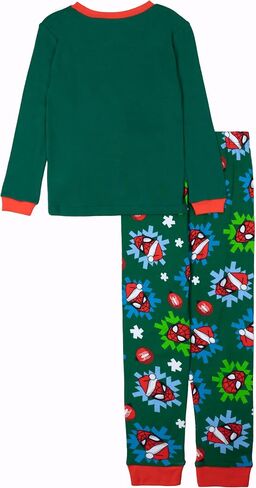 Marvel Boys' 2-Piece Snug-fit Cotton Holiday Pajama Set, Soft & Cute for Kids in Saudi Arabia