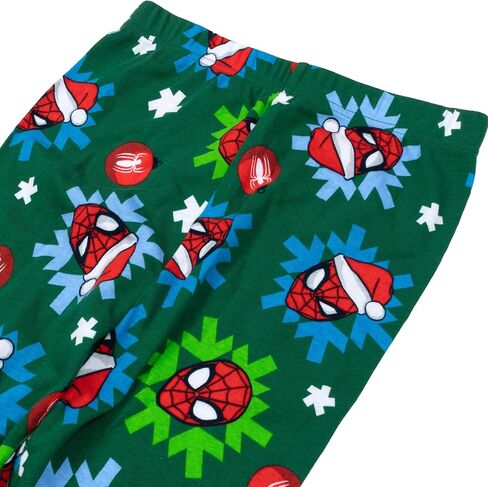 Marvel Boys' 2-Piece Snug-fit Cotton Holiday Pajama Set, Soft & Cute for Kids in Saudi Arabia