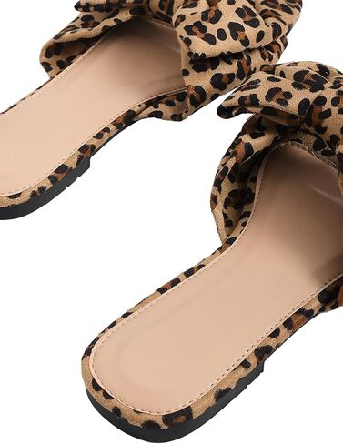 صنادل GORGLITTER النسائية المسطحة ذات القوس المفتوح عند الأصابع سهلة الارتداء in Kuwait