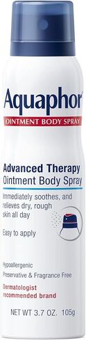 رذاذ الجسم مرهم Aquaphor - يرطب ويشفي البشرة الجافة والخشنة - 3.7 أوقية. علبة رش in Kuwait