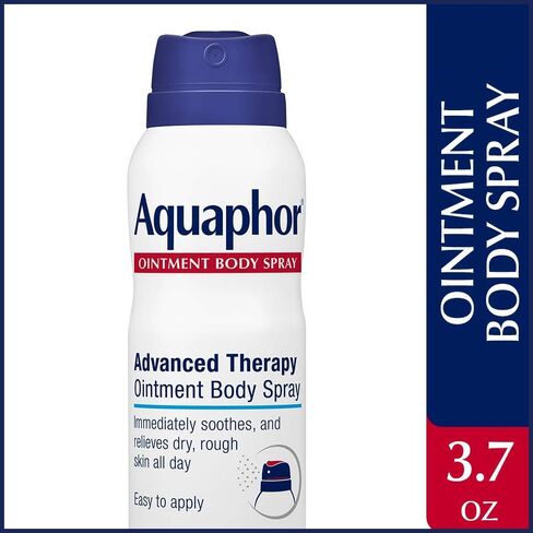 رذاذ الجسم مرهم Aquaphor - يرطب ويشفي البشرة الجافة والخشنة - 3.7 أوقية. علبة رش in Kuwait