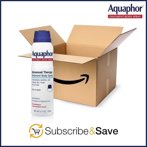 رذاذ الجسم مرهم Aquaphor - يرطب ويشفي البشرة الجافة والخشنة - 3.7 أوقية. علبة رش in Kuwait