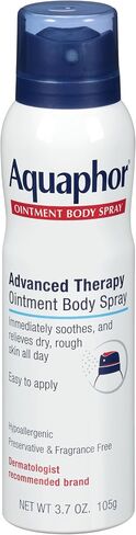 رذاذ الجسم مرهم Aquaphor - يرطب ويشفي البشرة الجافة والخشنة - 3.7 أوقية. علبة رش in Kuwait
