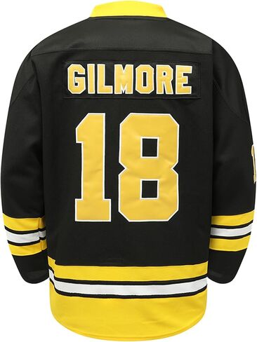 Happy Gilmore #18 آدم ساندلر 1996 فيلم هوكي الجليد جيرسي ملابس رجالية مخيطة للحفلات in Kuwait