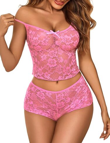 Avidlove الدانتيل الصدرية واللباس الداخلي مجموعة الخامس الرقبة بيبي دول الملابس الداخلية 2 قطعة شبكة Bralette مجموعة in Saudi Arabia
