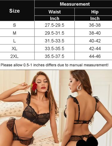 Avidlove Women Lingerie Set Push Up Strappy Lingerie Polka Dot Mesh Lace Front Bow Underwire Bra And Panty Set in Saudi Arabia