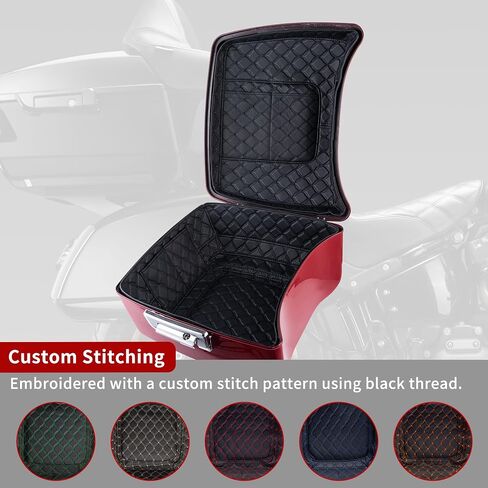 Advanblack Tour Pack Liners, Black Thread Stitching Liner King Tour Pack in Kuwait