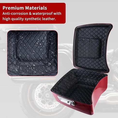 Advanblack Tour Pack Liners, Black Thread Stitching Liner King Tour Pack in Kuwait