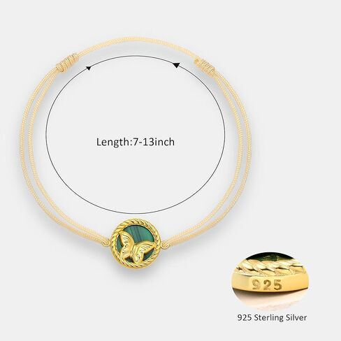 سوار الكاحل من العقيق للنساء، حبل مضفر على شكل قلب من الأحجار الكريمة الطبيعية 925 من الفضة الإسترليني عيار 18 مطلي بالذهب الوردي خلخال هدية مجوهرات صيفية in Kuwait