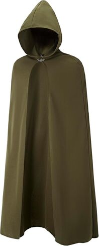 Medieval Hooded Cloak, Halloween Renaissance Costume, Viking Style, Ranger and Elven Unisex Cape in Saudi Arabia