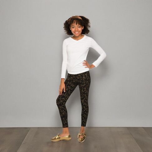 French Toast Girls' Long Sleeve V-Neck Tee in Kuwait