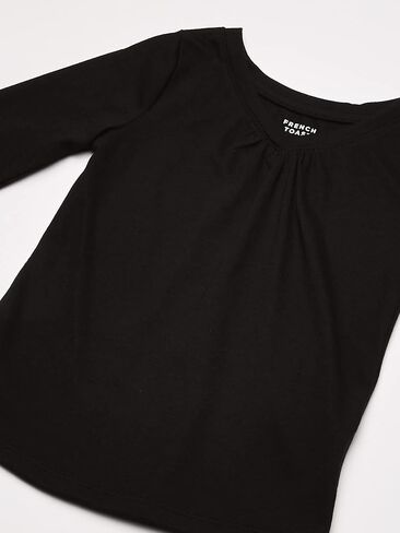 French Toast Girls' Long Sleeve V-Neck Tee in Kuwait