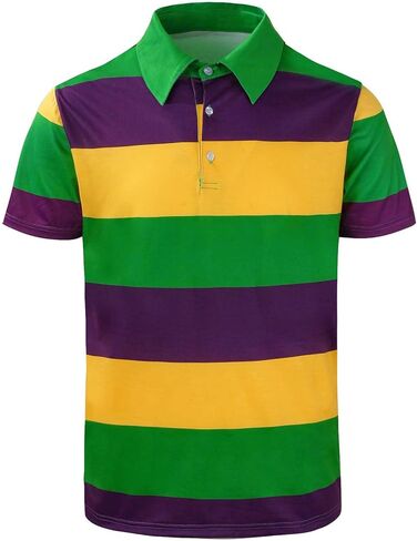 Men's Novelty Shirt Short Sleeve Golf Polo Top in Saudi Arabia