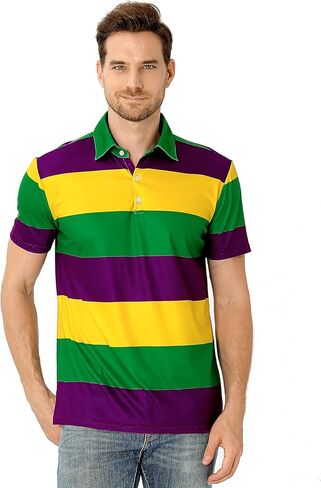 Men's Novelty Shirt Short Sleeve Golf Polo Top in Saudi Arabia
