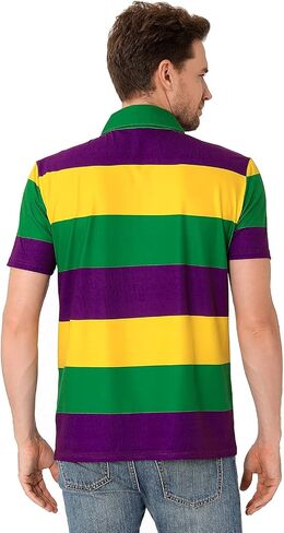 Men's Novelty Shirt Short Sleeve Golf Polo Top in Saudi Arabia