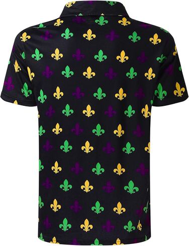 Men's Novelty Shirt Short Sleeve Golf Polo Top in Saudi Arabia